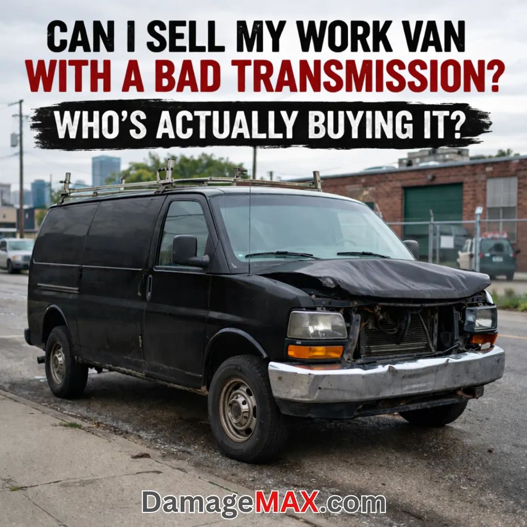 DamageMAX - Can I Sell My Work Van With a Bad Transmission?