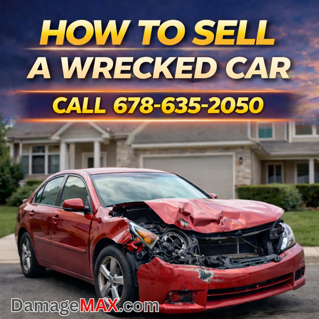 DamageMAX - How to Sell a Wrecked Car — Call 678-635-2050