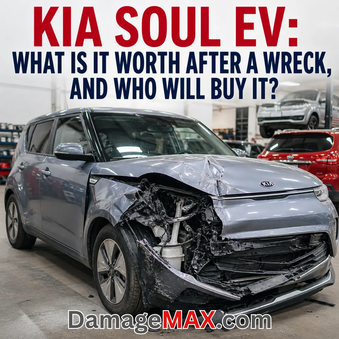DamageMAX - Kia Soul EV: What Is It Worth After a Wreck, and Who Will Buy