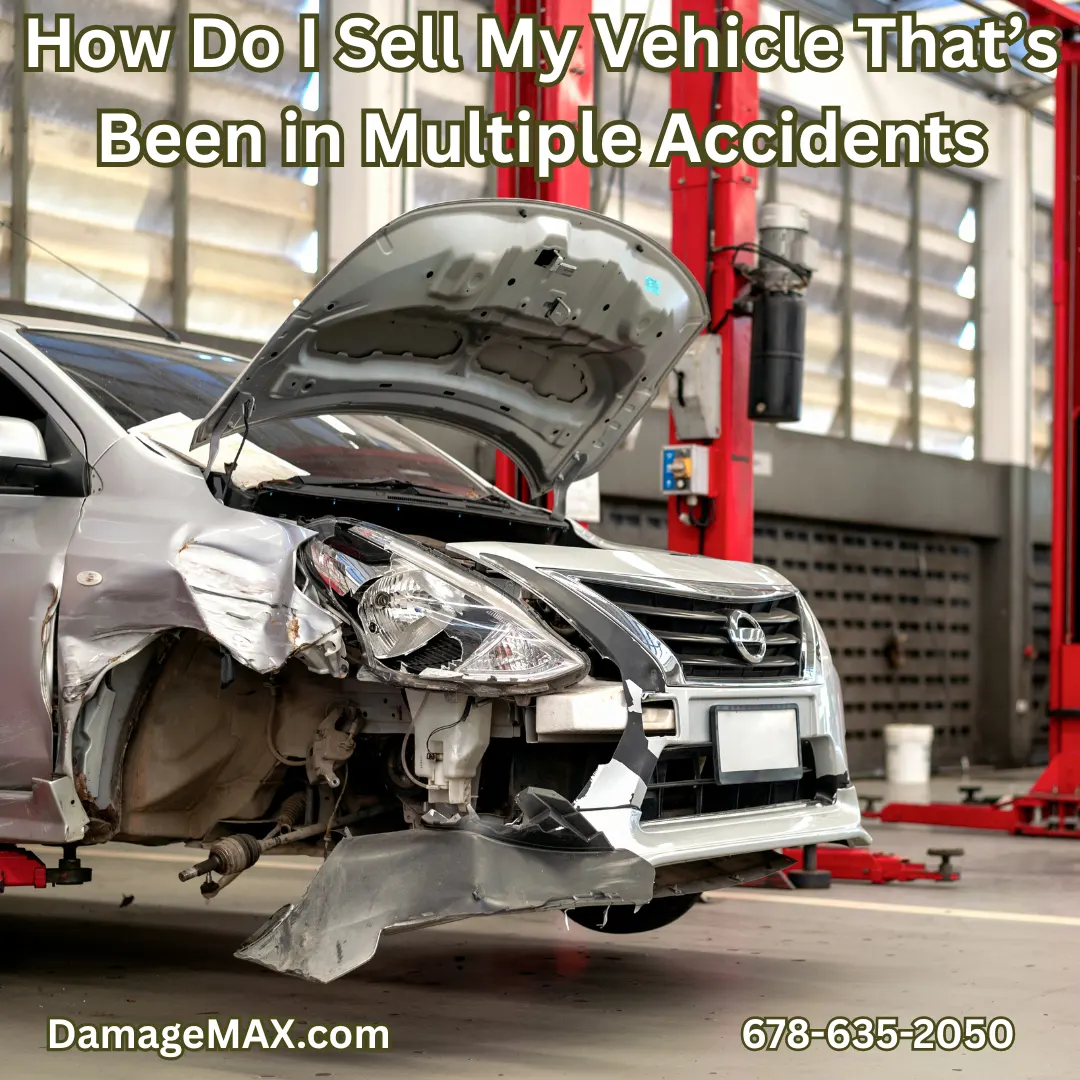 DamageMAX - How Do I Sell My Vehicle That’s Been in Multiple Accidents