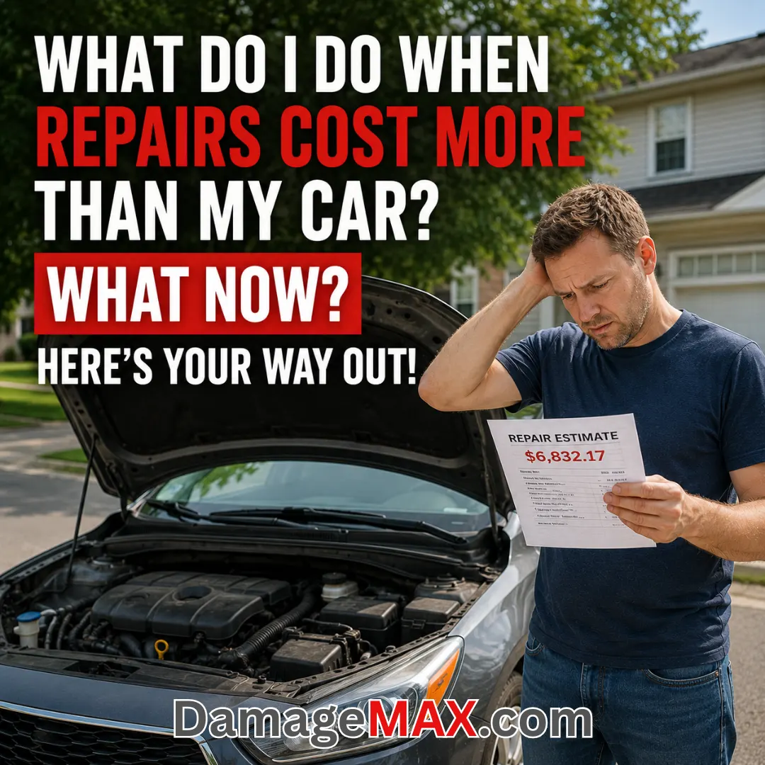 DamageMAX - What Do I Do When Repairs Cost More Than My Car?